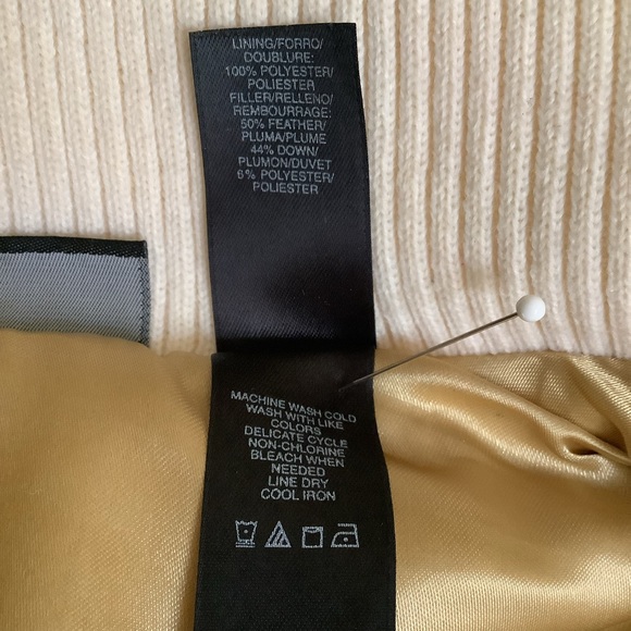 DKNY Ivory Down Feather Vest - Picture 7 of 13